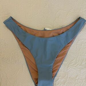 J. Crew Blue and Tan Bikini Swimwear. 2 pcs. size S
